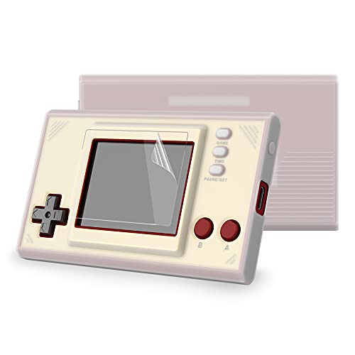 PlayVital Funda de Silicona para Nintendo Game & Watch: Super Mario Bros. Protector de Piel Carcasa Blanda Antideslizante Funda de Goma con 2 Protectores de Pantalla para Game & Watch(Traslúcido)