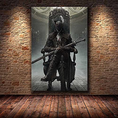 Póster De Juego Bloodborne Curse, Pintura En Lienzo, Artista De Pared, Pintura Decorativa Para El Hogar, Sin Marco, 50X70Cm E2868