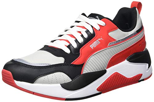 PUMA X-Ray 2 Square Pack, Zapatillas Unisex Adulto, Rojo (High Risk Red/Gray Violet Black Silver White), 43 EU