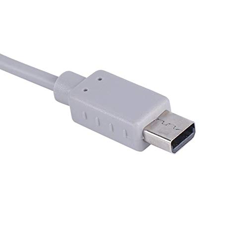 QiKun-Home Universal 100 240V Adaptador de CA de Pared Cargador de Corriente Cable de Cargador de Gamepad Cable de Cargador de Fuente de alimentación para Consola Nintend Wii U Blanco EU