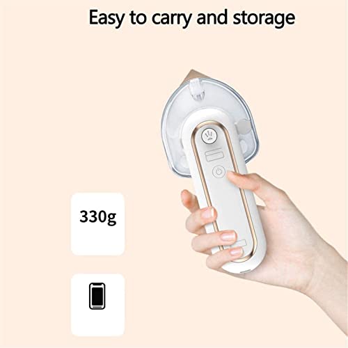 QXWJ Ropa de Vestimenta de Ropa de Mano Handheld Handheld Steam Pone USB Vapor de Ropa Recargable Que cuelga el Vapor de Viaje de Viaje Caliente, Adecuado for la Ropa de Varios Tejidos, 160w, Blanco