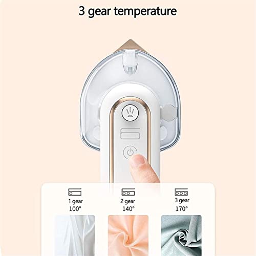 QXWJ Ropa de Vestimenta de Ropa de Mano Handheld Handheld Steam Pone USB Vapor de Ropa Recargable Que cuelga el Vapor de Viaje de Viaje Caliente, Adecuado for la Ropa de Varios Tejidos, 160w, Blanco