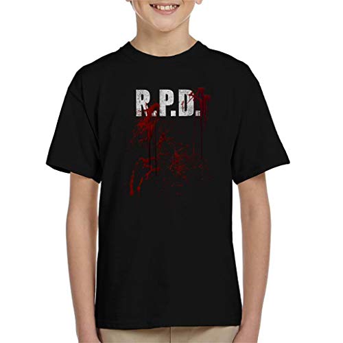 Resident Evil Raccoon City Police Department Kid's - Camiseta Negro 12-13 Años