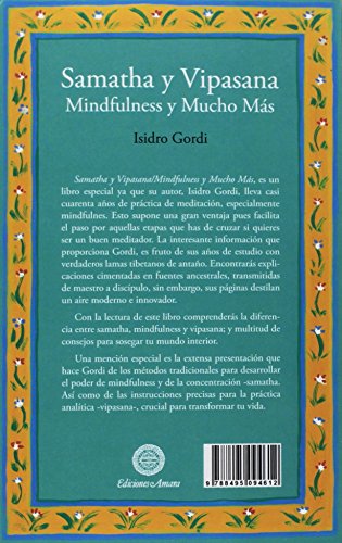 Samatha y Vipasana. Mindfulness y mucho más (Isidro Gordi)