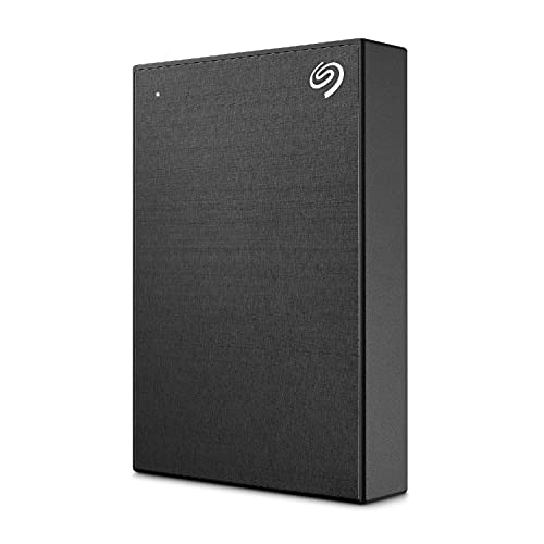 Seagate One Touch, 5 TB, Unidad Disco Duro Externa, Negra, USB 3.0 para PC, Mac, Ordenador, 1 año MylioCreate, 4 Meses Plan Adobe Creative Cloud Photography, 2 años servicios Rescue (STKC5000400)