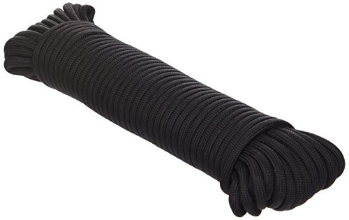 SecureLine NPC5503250B-6W 5/32 pulgadas x 50 pies de nailon negro 550 Paracord