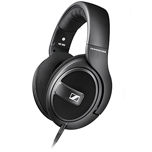 Sennheiser HD 569 - Auriculares de Diadema Cerrados (6.3 mm/3.5 mm, micrófono, Control Remoto), Color Negro