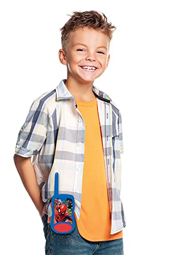 Spider-Man - Walkie-Talkies, 100 metros, juguete niño (Lexibook TW12SP)