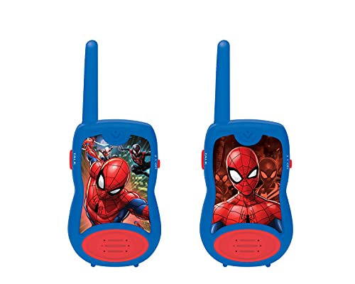 Spider-Man - Walkie-Talkies, 100 metros, juguete niño (Lexibook TW12SP)