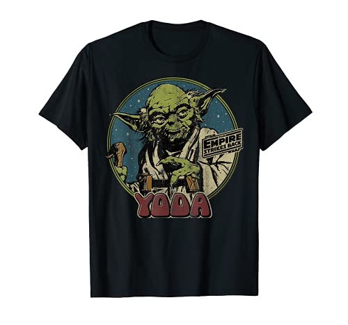 Star Wars Yoda The Empire Strikes Back Circle Portrait Camiseta