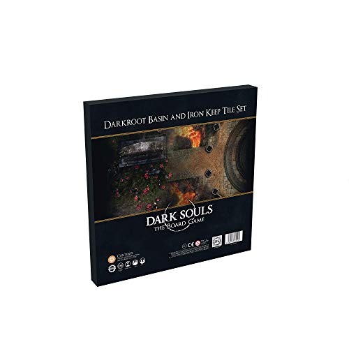 Steamforged Games Dark Souls The Board Game: Darkroot Basind and Iron Keep Gaming Tile Set