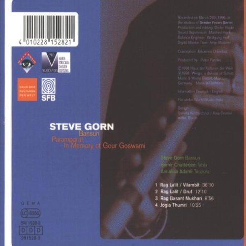 Steve Gorn : Parampara! In Memory of Gour Goswami / India