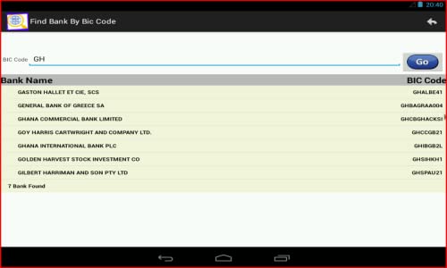 Swift Bank Code