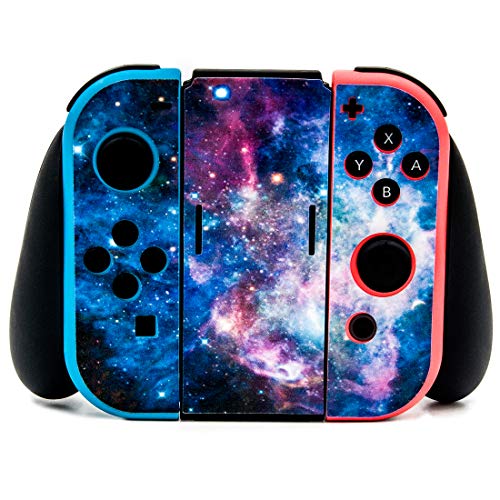 Taifond The Colorful Sky - Juego de pegatinas para placa frontal (incluye 2 protectores de pantalla para Nintendo para consola de conmutador, controlador Joy-Con y kit de protección de muelle