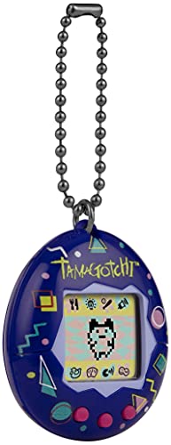 TAMAGOTCHI 42881 Bandai, Gen 1, 90's Shell con Cadena-La Original Realidad Virtual Mascota, Multicolor