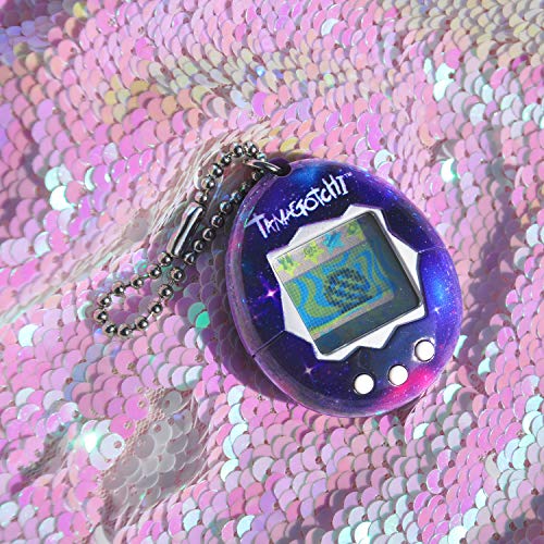 TAMAGOTCHI- Original Galaxy – Alimentar, cuidar, nutrir – Mascota Virtual con Cadena para Jugar sobre la Marcha, Color (Bandai 42815)