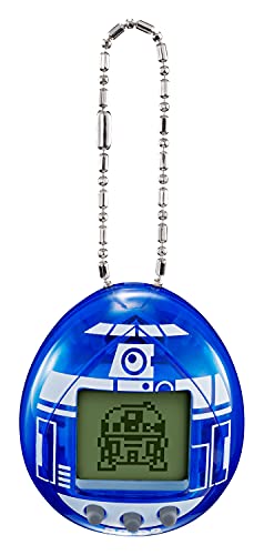 TAMAGOTCHI- Star Wars R2D2-Droide Virtual para Mascotas con Mini Juegos, Clips Animados, Modos adicionales y Llavero-(Azul), Multicolor (Bandai 88822)