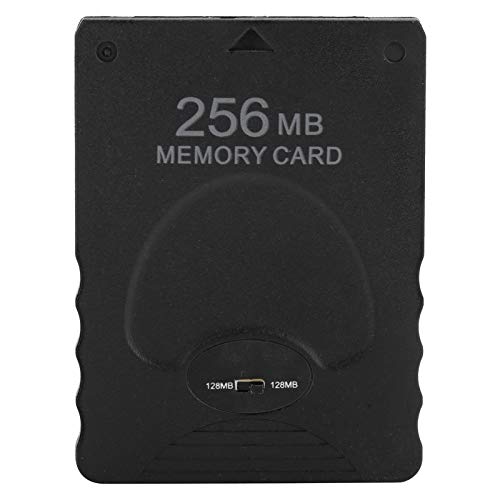 Tarjeta de Memoria de Juegos portátil para Consola de Datos de Juegos PS2 Playstation 2(Black)