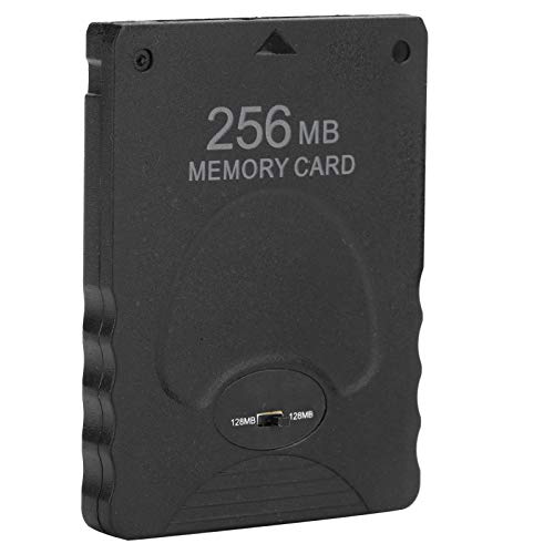 Tarjeta de Memoria para PS2 Tarjeta de Memoria de Juego de compatibilidad Fuerte Tecnología Avanzada para Jugadores domésticos de PS2 Playstation 2(Black)