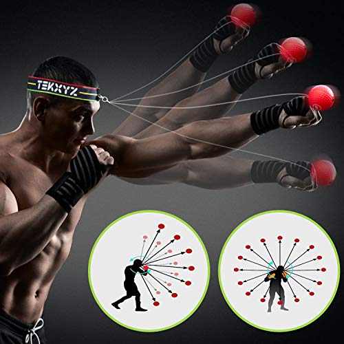 TEKXYZ Pelota De Reflejos De Boxeo Contendiente RN Boxing Reflex Ball Contender BR