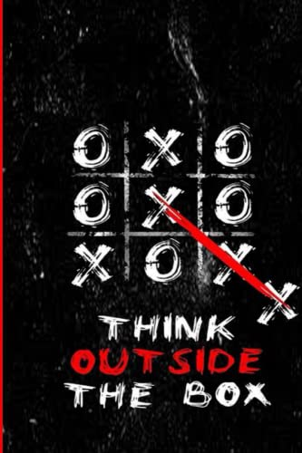 THINK OUT SIDE THE BOX: Notebook 120 pages | " 6 x 9 " | Collage Lined Pages | Journal | Diary | For Students, Teens, and Kids | For School, College, University, and Home, Gift