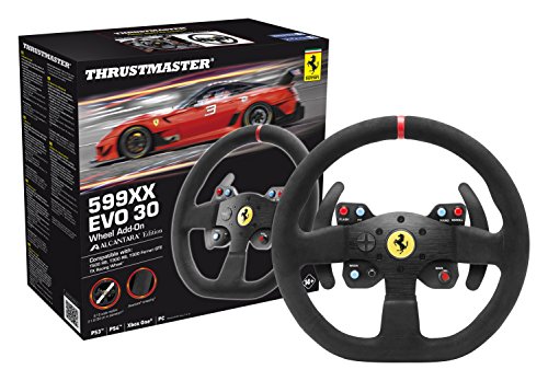 Thrustmaster VG Ferrari 599XX EVO Wheel Add-On, Alcantara Edition for PS4, PS3, Xbox One & PC by ThrustMaster