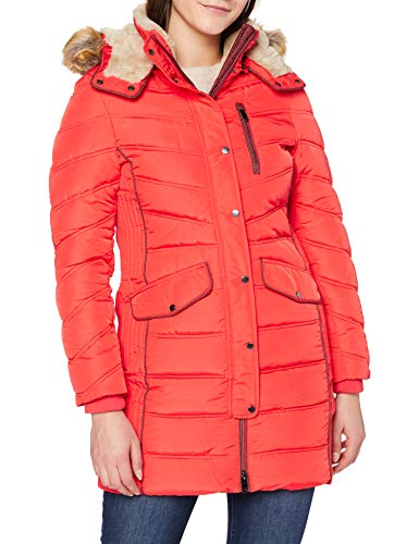 Tom Tailor Puffer Chaqueta, 11025 Strong Red-Juego de Mesa, XS para Mujer