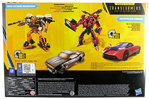 Transformers Buzzworthy Bumblebee Studio Series Deluxe Class 2-Pack #79BB High Octane Bumblebee vs #02BB Decepticon Stinger