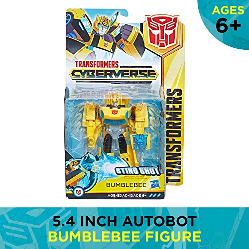 Transformers Cyberverse Bumblebee Sting Shot Warrior Class Action Figure