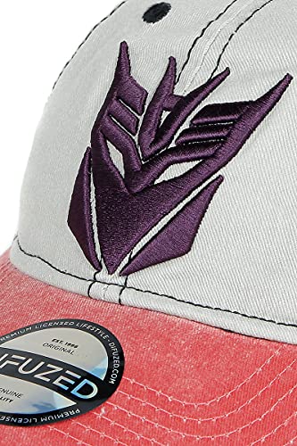 Transformers Decepticons Unisex Gorra Multicolor, 100% algodón,