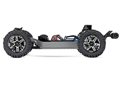 Traxxas RUSTLER - 4 x 4 - 1/10 VXL BRUSHLESS - TSM - Sin AQ/CH 67076-4 (azul)