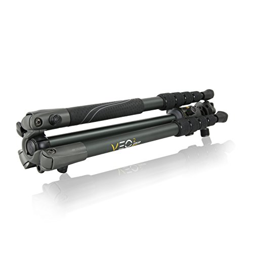 Vanguard VEO 2 235AB - Trípode de viaje aluminio (rótula de bola, 145 cm, 6 kg), color negro