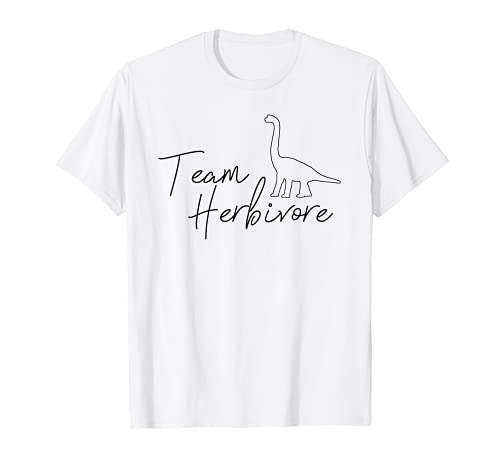 Vegetariano Vegan Gift Team Herbívore Dinosaurs Veganerin Camiseta