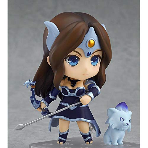 VENDISART Kawaii Cute Dota 2 Game Mirana Nightshade Pom Character PVC Figuras de acción Colección dota2 Toys 10cm