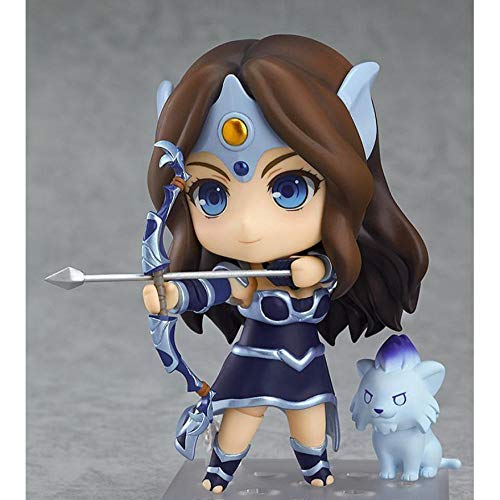 VENDISART Kawaii Cute Dota 2 Game Mirana Nightshade Pom Character PVC Figuras de acción Colección dota2 Toys 10cm