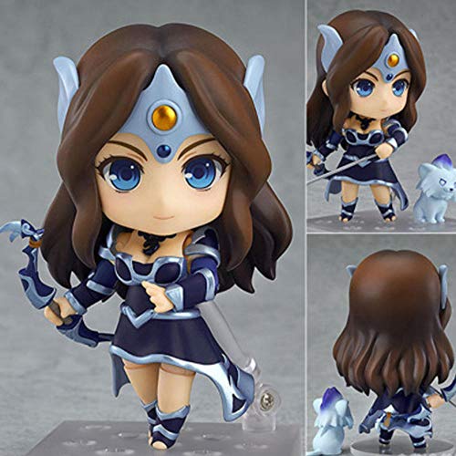 VENDISART Kawaii Cute Dota 2 Game Mirana Nightshade Pom Character PVC Figuras de acción Colección dota2 Toys 10cm