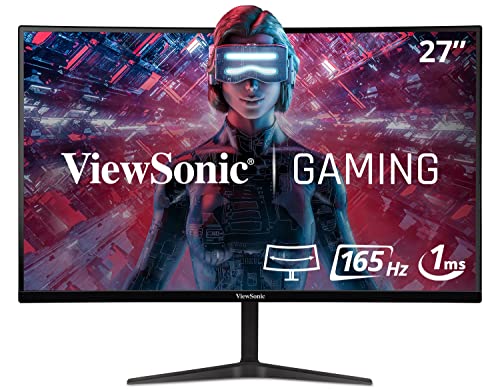 Viewsonic VX2718-PC-MHD Monitor Gaming Curvo 27" Full-HD, Adaptive Sync, 1 ms, 165 Hz, HDMI, DP, Altavoz, Negro