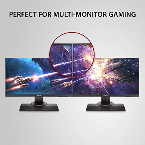 ViewSonic XG2705-2K Monitor Gaming 27" WQHD, Panel IPS, 1 ms, 144 Hz, FreeSync Premium, Altura Ajustable, Negros