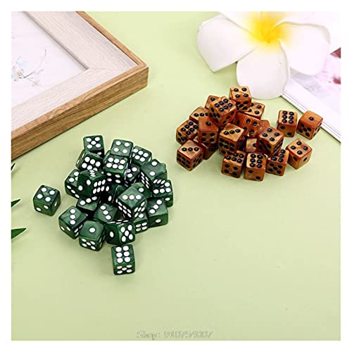 WQAZ Dados del Juego Familiar 25 PCS/Set Game Dice NÚMERO NÚMERO 12 Strive Strive Creative Dices Party Club Games Gifts para D & D Dungeon N13 20 Dropship Fácil de enrollar y difícil de dañar