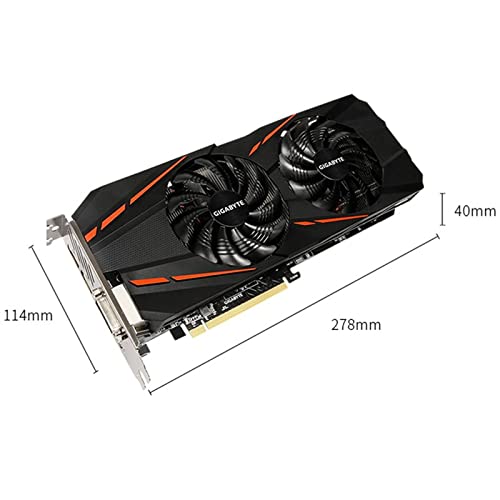 XCJ Tarjeta gráfica PerformanceFit for Gigabyte GTX 1060 6GB G1 Tarjeta de Video para Juegos NVIDIA GTX1060 6GB Tarjetas gráficas GPU Computadora de Escritorio Mapa de Juegos VGA 960750