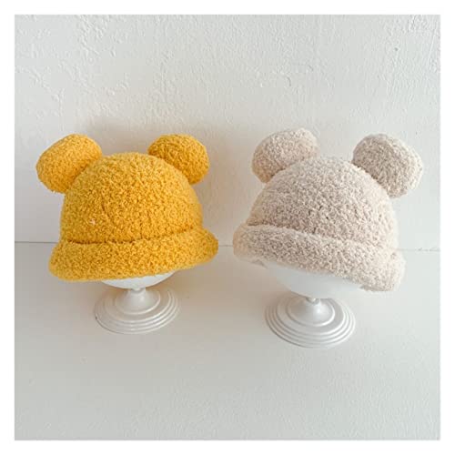 XINGTAO Sombreros de otoño e Invierno Otoño Invierno Mantenga cálido Hats de los niños Chicos Chicas Linda Dibujos Animados Grandes Orejas de Felpa 5 Colores (Color : Beige, Size : 8-28 Months)