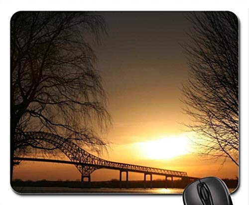 Yanteng Hecho Sunset Bridge Mouse Pad, Mouse Pad (Bridges Mouse Pad)