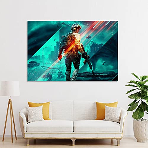 YUIKAI Póster de Battlefield 2042 Battlefield Electronic Arts 7 - Lienzo decorativo para pared (20 x 30 cm)