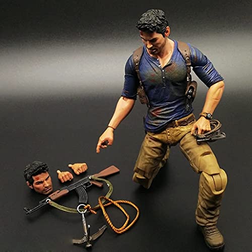 ZEwe Uncharted 4 Ultimate Nathan Drake 7 Pulgadas CLORURO DE POLIVINILO Figura de acción CLORURO DE POLIVINILO