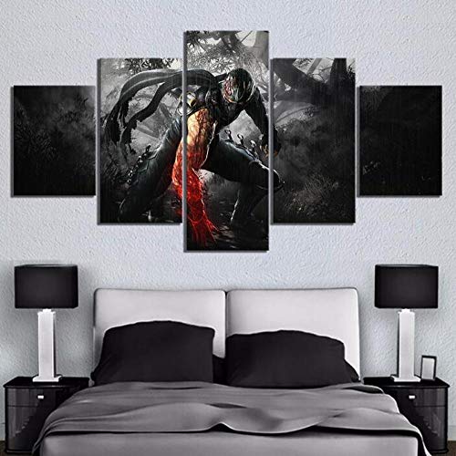 ZKPWLHS Impresiones sobre Lienzo Juegos De 5 Piezas Ninja Gaiden Videojuegos Poster Ryu Hayabusa Cuadros Pinturas Arte De Pared para Decoración del Hogar [Tamaño B] Sin Marco