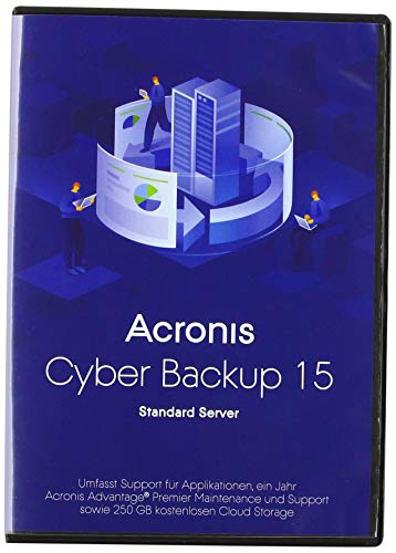 Acronis Backup 15 Server Box|Standard|1 Licencia|1 año|PC|Disc|Disc