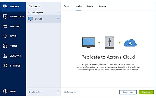 Acronis True Image 2021 - Ciberprotección personal, Copia de seguridad y antivirus integrados, con 250 GB de almacenamiento en la nube, 1 PC/Mac, Sin límite de dispositivos Android/iOS, 1 año