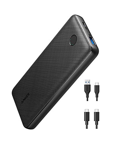 Anker PowerCore Essential 20000 PD Power Bank - Batería Externa USB-C con 20000 mAh 20 W Power Delivery, Compatible con iPhone 12/12 Pro / 12 Pro MAX / 8 / X/XR, Samsung Galaxy, iPad Pro 2018 y más