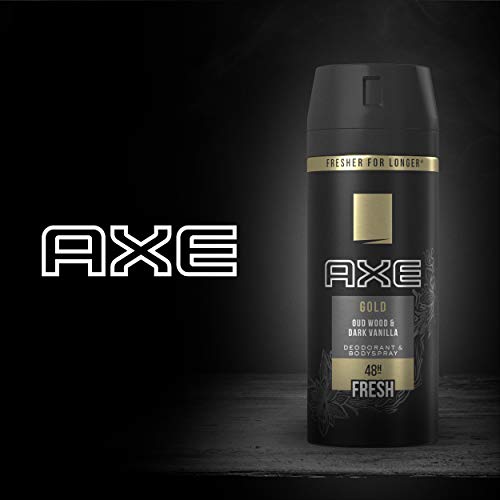 AXE Gold - Desodorante Bodyspray para hombre, 48 horas de protección, 150 ml, pack de 3