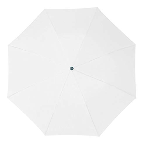 C-OT portátil, Personalidad de la Moda for Hombre Señoras Telescopio de Bolsillo pequeño Paraguas Plegable Compacto Al Aire Libre,Niños,Adolescentes, (Color : White)